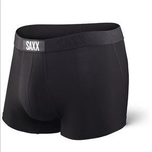 Saxx underwear vibe no fly trunk black m